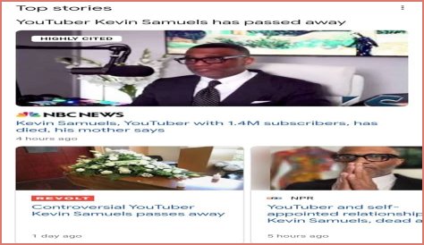 Kevin Samuels Wiki, (YouTuber) Death, Biography, Career, Age